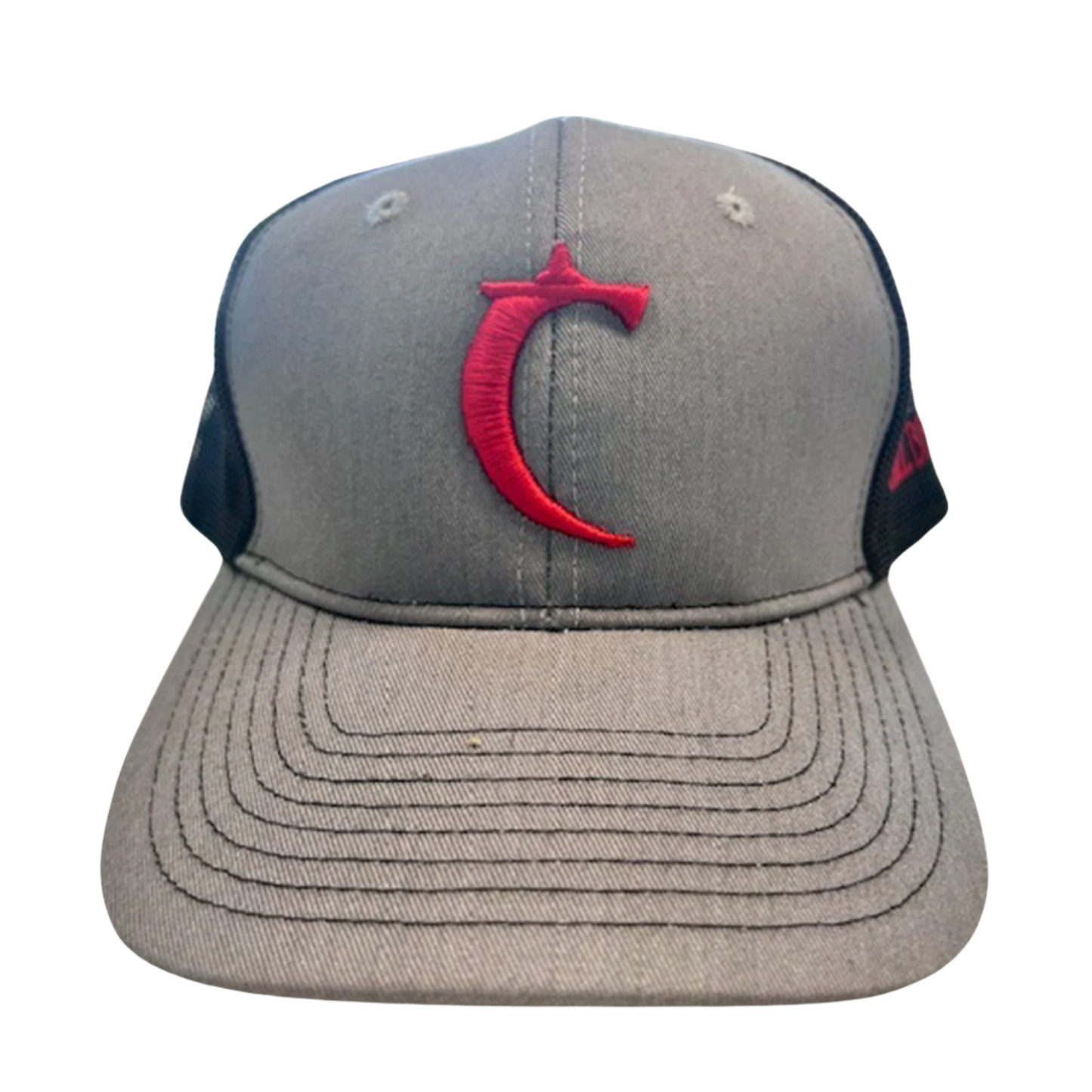 Chillbruh™ Gray & Black Hat with Puff Logo